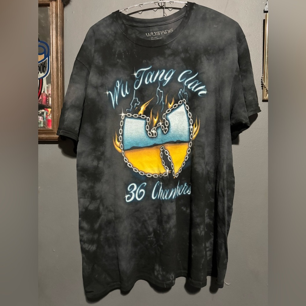 Official WU-TANG CLAN 36 Chambers Tie Dye  T-Shirt Adult xl